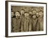 Breaker Boys (Who Sort Coal by Hand) at Hughestown Borough Coal Co. Pittston, Pennsylvania, 1911-Lewis Wickes Hine-Framed Photographic Print