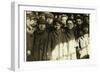 Breaker Boys (Who Sort Coal by Hand) at Hughestown Borough Coal Co. Pittston, Pennsylvania, 1911-Lewis Wickes Hine-Framed Giclee Print