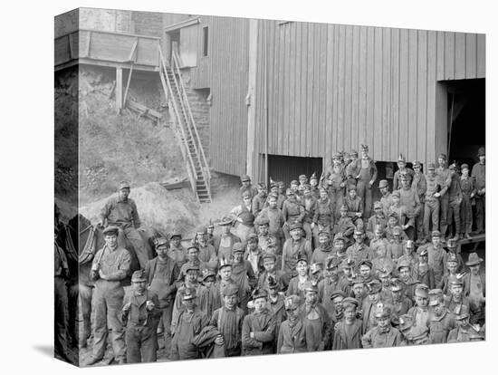 Breaker Boys, Woodward Coal Breakers, Kingston, Pa.-null-Stretched Canvas