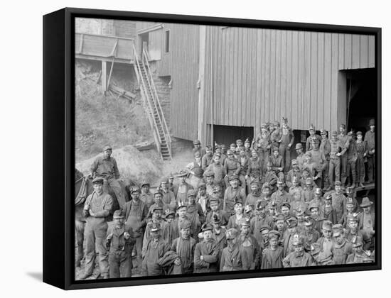 Breaker Boys, Woodward Coal Breakers, Kingston, Pa.-null-Framed Stretched Canvas