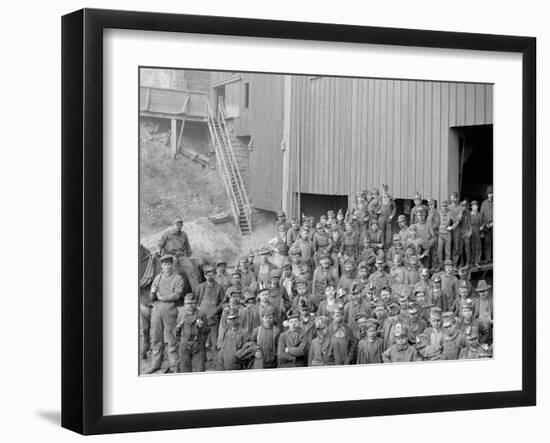 Breaker Boys, Woodward Coal Breakers, Kingston, Pa.-null-Framed Photo