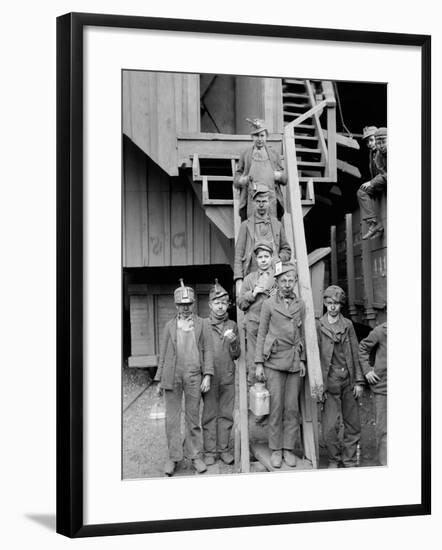 Breaker Boys, Woodward Coal Mines, Kingston, Pa.-null-Framed Photo