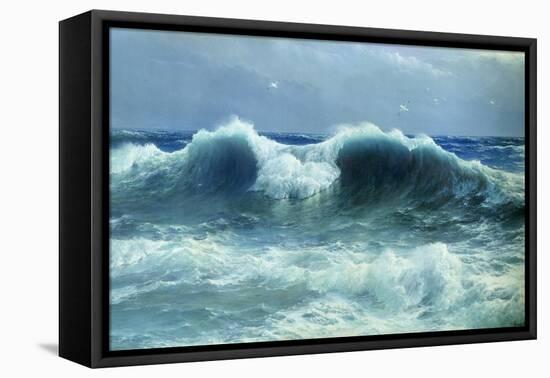 Breakers, 1895-David James-Framed Stretched Canvas