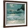 Breakers at Floodtide, 1909 (Oil on Canvas)-Frederick Judd Waugh-Framed Giclee Print