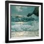 Breakers at Floodtide, 1909 (Oil on Canvas)-Frederick Judd Waugh-Framed Giclee Print