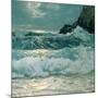 Breakers at Floodtide, 1909 (Oil on Canvas)-Frederick Judd Waugh-Mounted Giclee Print