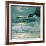 Breakers at Floodtide, 1909 (Oil on Canvas)-Frederick Judd Waugh-Framed Giclee Print