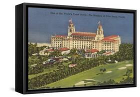 Breakers Hotel, Palm Beach, Florida-null-Framed Stretched Canvas