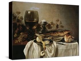 Breakfast, 1646-Pieter Claesz-Stretched Canvas