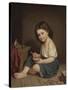 Breakfast, 1866-Amalia Lindegren-Stretched Canvas