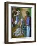 Breakfast after the bath. Pastel.-Edgar Degas-Framed Giclee Print