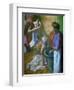 Breakfast after the bath. Pastel.-Edgar Degas-Framed Giclee Print