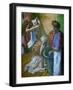 Breakfast after the bath. Pastel.-Edgar Degas-Framed Giclee Print