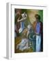 Breakfast after the bath. Pastel.-Edgar Degas-Framed Giclee Print