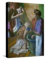 Breakfast after the Bath-Edgar Degas-Stretched Canvas