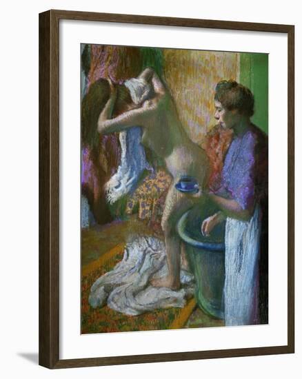 Breakfast after the Bath-Edgar Degas-Framed Giclee Print