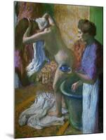 Breakfast after the Bath-Edgar Degas-Mounted Giclee Print