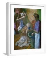 Breakfast after the Bath-Edgar Degas-Framed Giclee Print