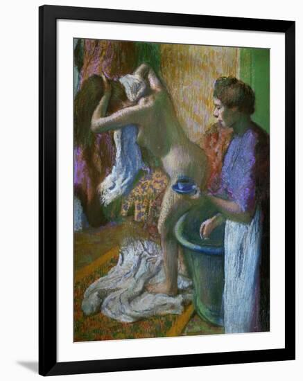 Breakfast after the Bath-Edgar Degas-Framed Giclee Print