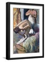 Breakfast after the Bath-Edgar Degas-Framed Premium Giclee Print