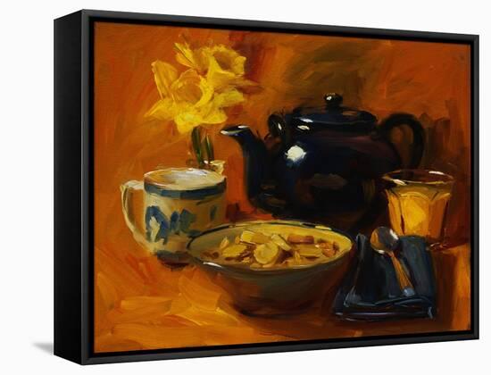 Breakfast at Debby's-Pam Ingalls-Framed Stretched Canvas