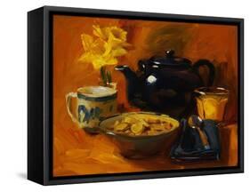 Breakfast at Debby's-Pam Ingalls-Framed Stretched Canvas