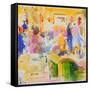 Breakfast at The Carlyle, New York-Peter Graham-Framed Stretched Canvas
