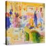 Breakfast at The Carlyle, New York-Peter Graham-Stretched Canvas