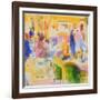 Breakfast at The Carlyle, New York-Peter Graham-Framed Giclee Print