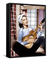 Breakfast at Tiffany's, Audrey Hepburn, 1961-null-Framed Stretched Canvas