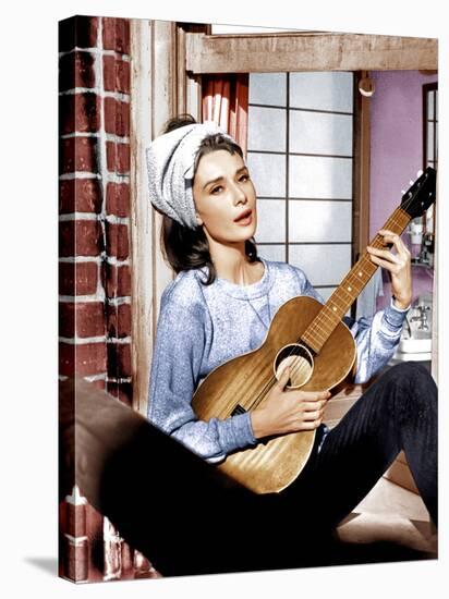 Breakfast at Tiffany's, Audrey Hepburn, 1961-null-Stretched Canvas