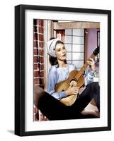 Breakfast at Tiffany's, Audrey Hepburn, 1961-null-Framed Photo