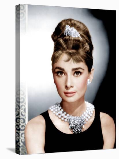 Breakfast at Tiffany's, Audrey Hepburn, 1961-null-Stretched Canvas