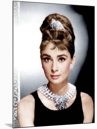 Breakfast at Tiffany's, Audrey Hepburn, 1961-null-Mounted Photo