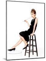 Breakfast at Tiffany's, Audrey Hepburn, 1961-null-Mounted Photo