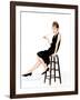 Breakfast at Tiffany's, Audrey Hepburn, 1961-null-Framed Photo