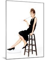 Breakfast at Tiffany's, Audrey Hepburn, 1961-null-Mounted Photo