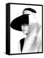 Breakfast at Tiffany's, Audrey Hepburn, 1961-null-Framed Stretched Canvas