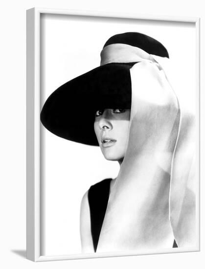 Breakfast at Tiffany's, Audrey Hepburn, 1961-null-Framed Photo