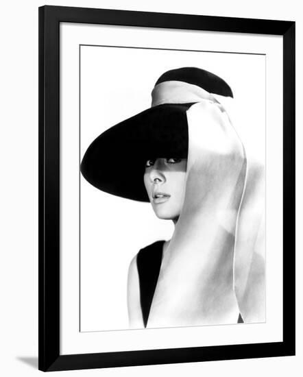 Breakfast at Tiffany's, Audrey Hepburn, 1961-null-Framed Photo