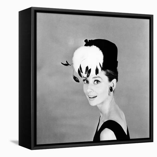 Breakfast at Tiffany's, Audrey Hepburn, 1961-null-Framed Stretched Canvas