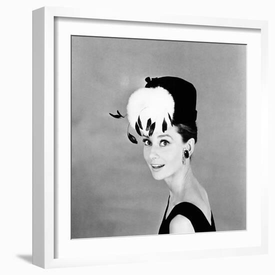 Breakfast at Tiffany's, Audrey Hepburn, 1961-null-Framed Photo