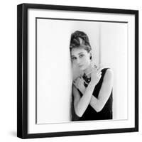 Breakfast at Tiffany's, Audrey Hepburn, 1961-null-Framed Photo