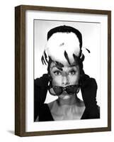 Breakfast at Tiffany's, Audrey Hepburn, 1961-null-Framed Photo