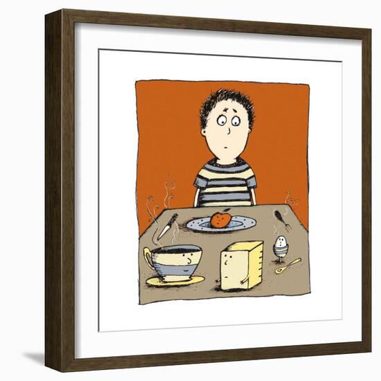 Breakfast Boy-Carla Martell-Framed Giclee Print