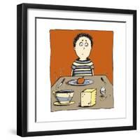 Breakfast Boy-Carla Martell-Framed Giclee Print