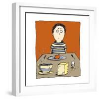 Breakfast Boy-Carla Martell-Framed Giclee Print