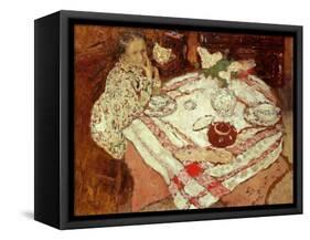 Breakfast, C.1902-Edouard Vuillard-Framed Stretched Canvas