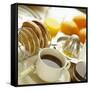 Breakfast, Coffee, Toast, Fresh Orange Juice-John Miller-Framed Stretched Canvas