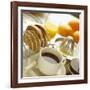 Breakfast, Coffee, Toast, Fresh Orange Juice-John Miller-Framed Photographic Print